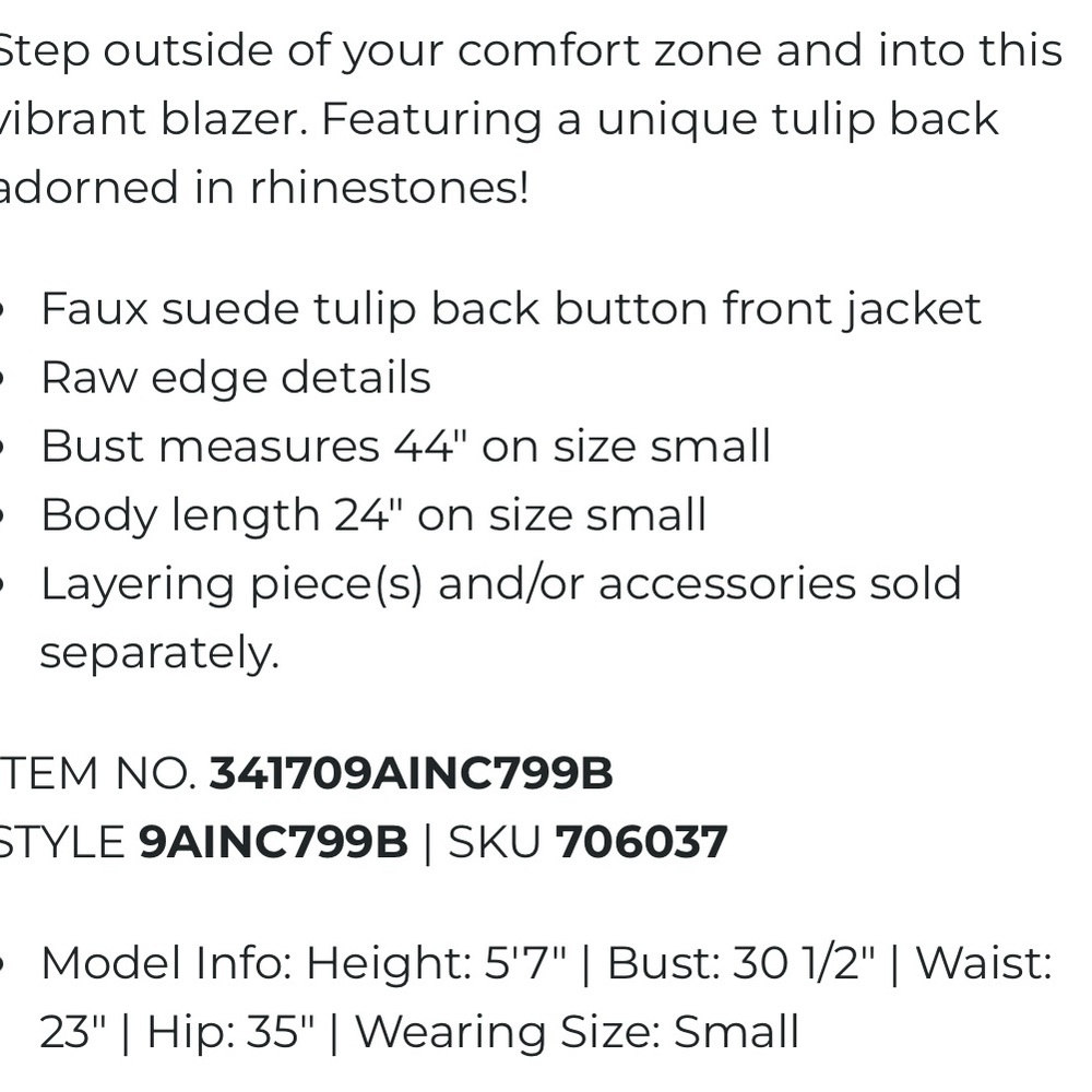 Rhinestone Fringe Jacket - Picture 4 of 7